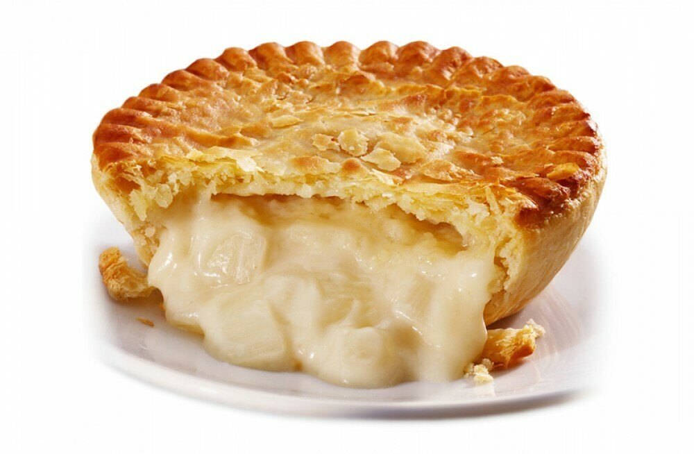 CHEESE + LEEK PIE